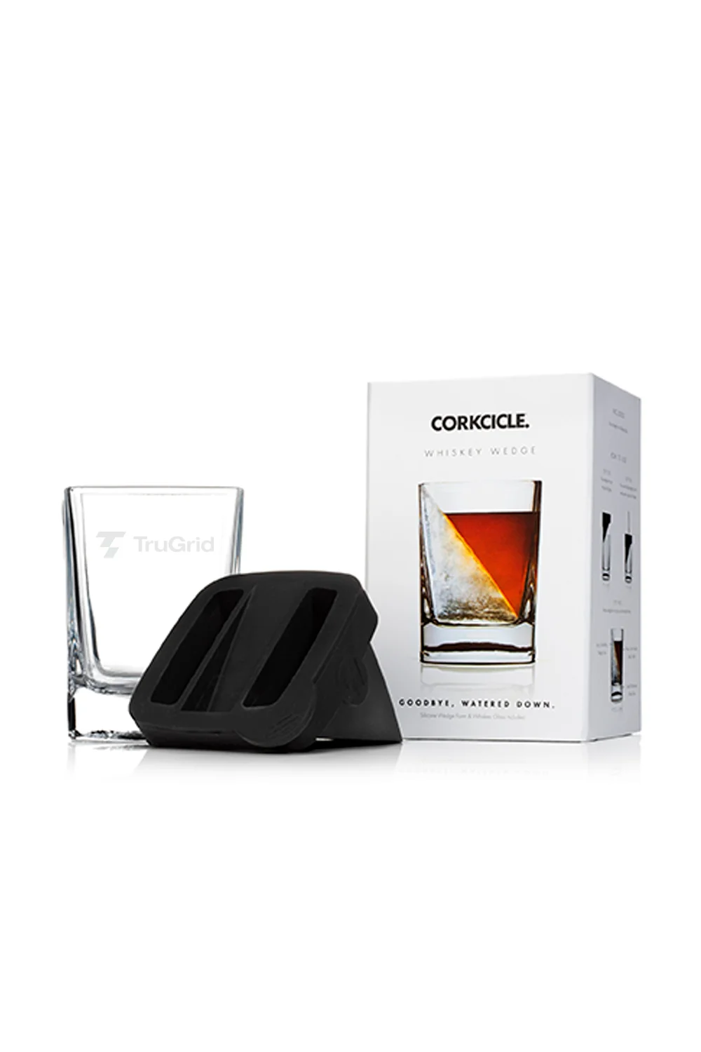 Alternative view of Corkcicle Whiskey Wedge