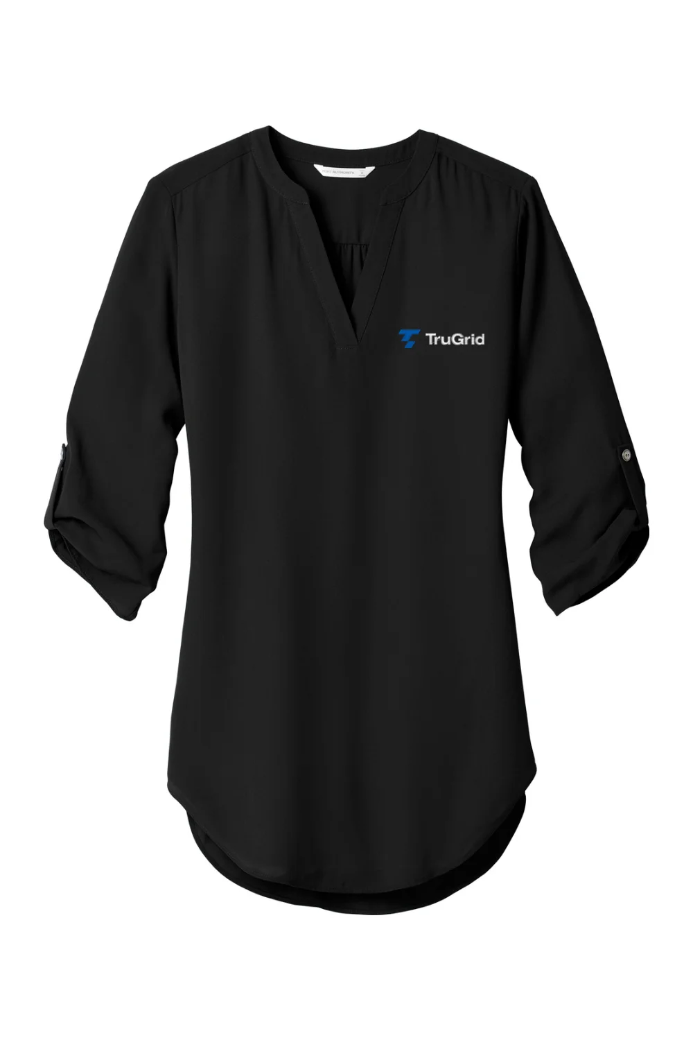 Women's Port Authority 3/4-Sleeve Tunic Blouse - Image 3