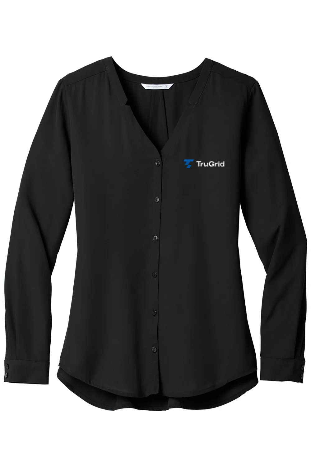 Women's Port Authority Sleeve Button-Front Blouse