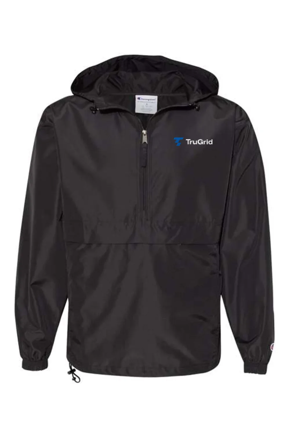 Men's Hooded Packable Quarter-Zip Jacket - Image 4