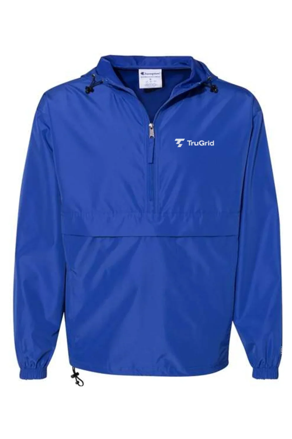 Alternative view of Men's Hooded Packable Quarter-Zip Jacket