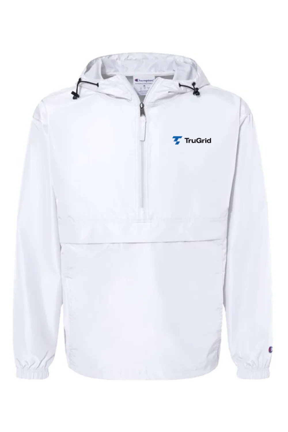 Men's Hooded Packable Quarter-Zip Jacket