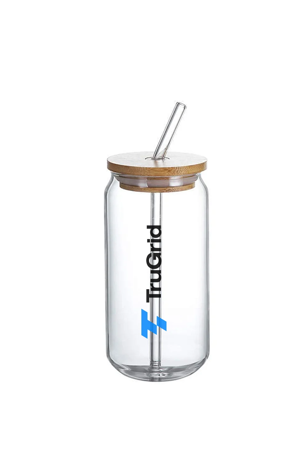 16oz Clear Tumbler w/ Straw