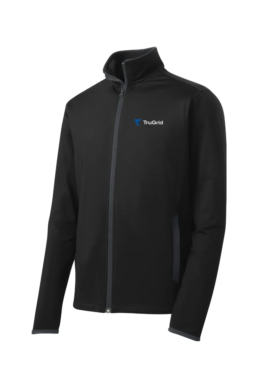 Men's Stretch Contrast Full-Zip Jacket