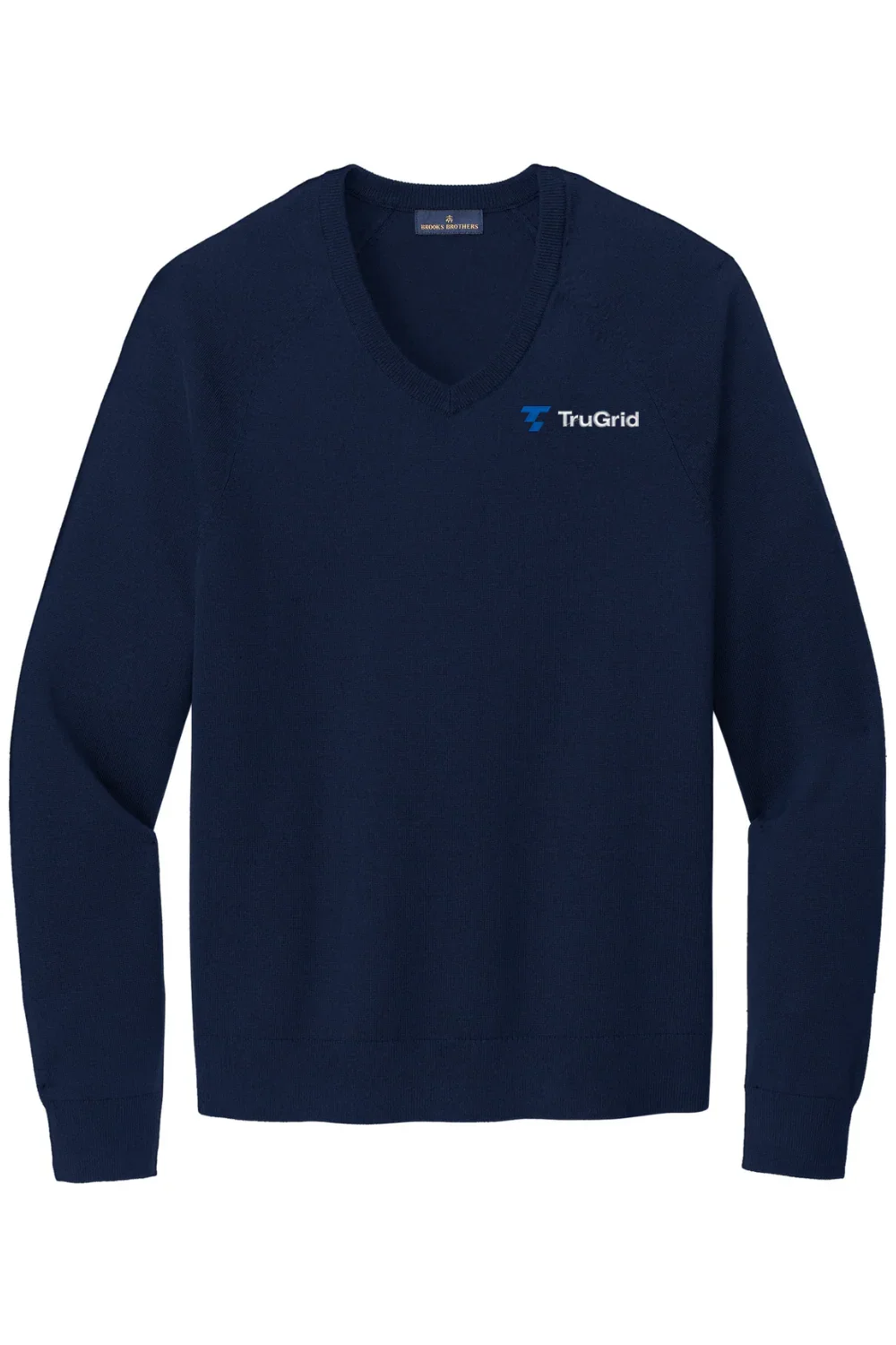 Men's Brooks Brothers Cotton V-Neck Sweater - Image 3