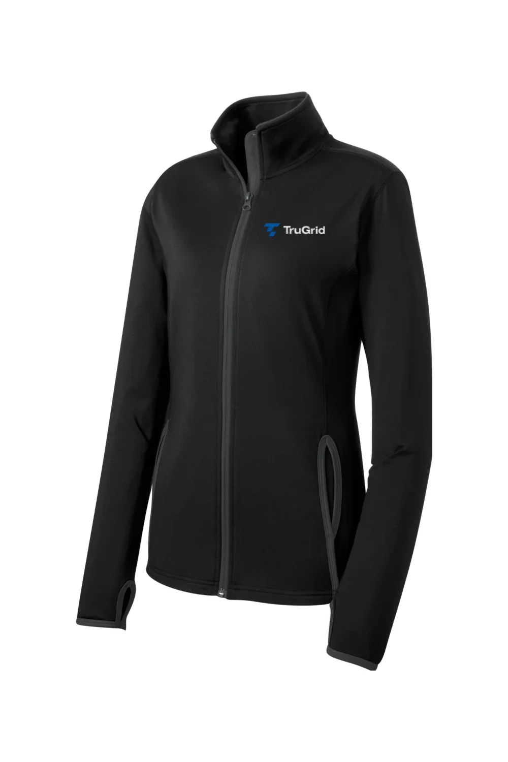 Alternative view of Women's Stretch Contrast Full-Zip Jacket