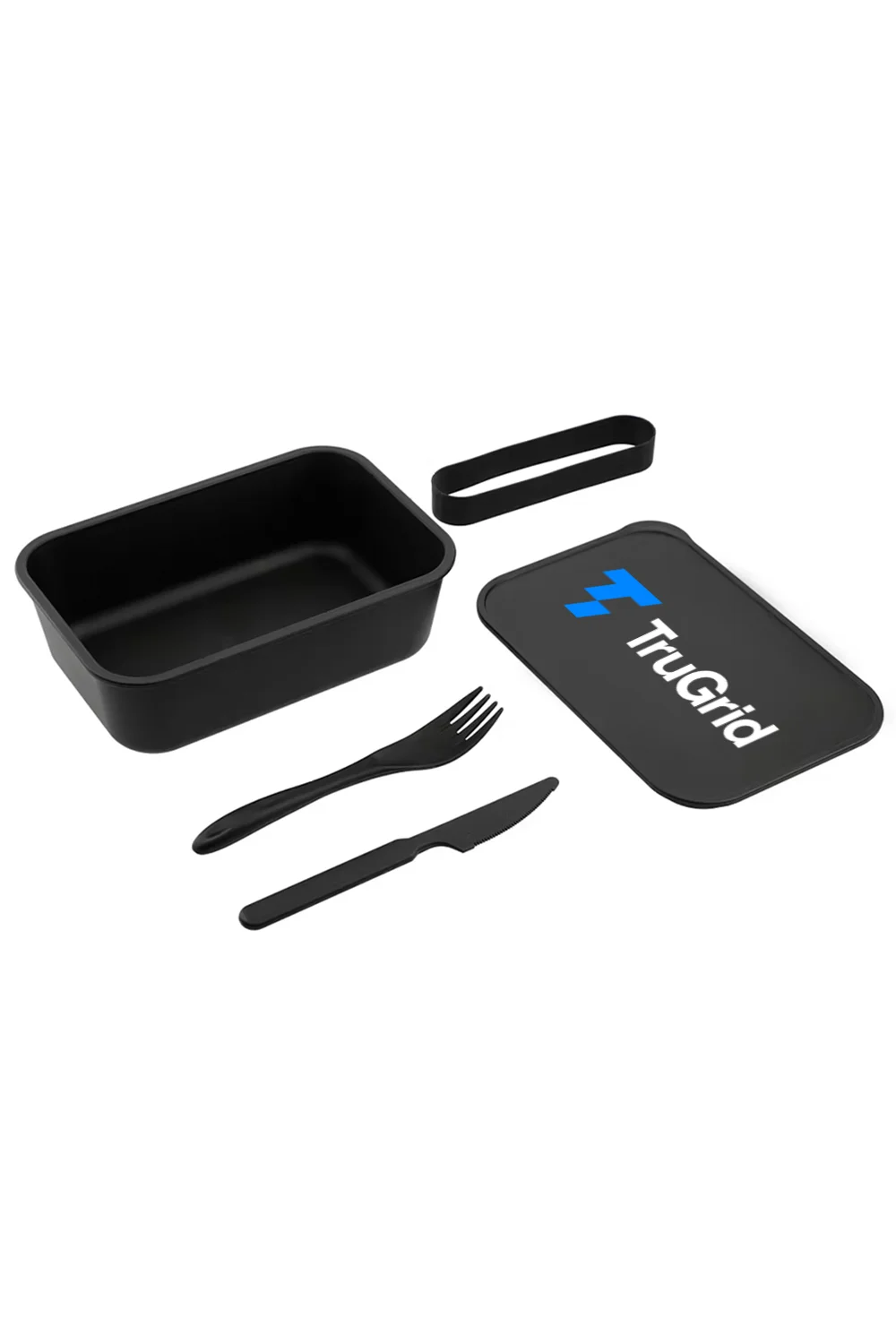 PLA Bento Box with Band and Utensils