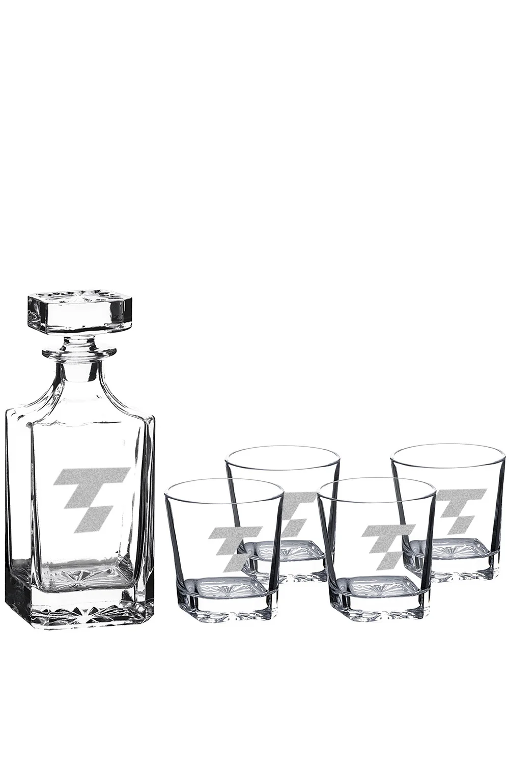 Decanter Set with Four 8oz Glasses